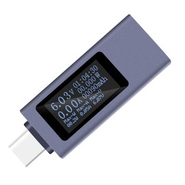 USB C Tester Heemol Meter Meter Phone Charging Tester USB Meter Current Meter Voltage Meter 4-30V 12A Ammeter with Display, USB C Meter Voltmeter