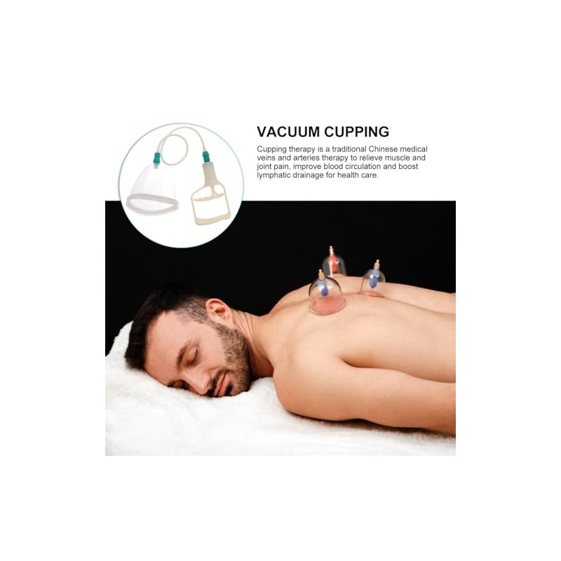 COLLBATH COLLBATH 2pcs Negative Pressure Massage Cups for Cupping Therapy