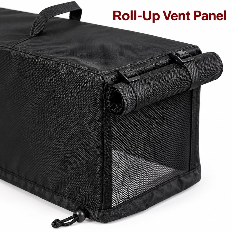 600D Oxford Pool Pump Winter Cover, Waterproof UV-Resistant Equipment Cover
