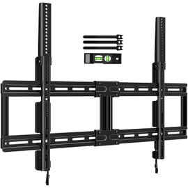 HOME VISION Fixed TV Wall Mount for Most 42"-100" Flat Curved TVs- 0.86'' Ultra Slim, Low Profile TV Mount Fits 8"-32" Studs, Heavy Duty Universal TV Bracket Mounts, Max VESA 800X600mm, Up to 200lbs