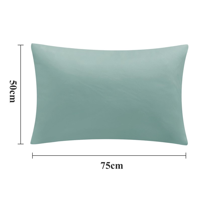 Aisbo Pillow Cases 2 Pack - Sage Green Standard 50x75