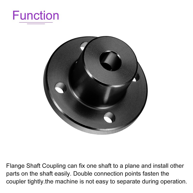 DMiotech 5mm Inner Diameter H15xD15 Flange Coupling Connector Rigid Guide