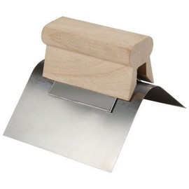 Kraft Tools PL021 3-1/2"x2-1/2" Stainless Steel Outside Corner Tool - 3/4"R