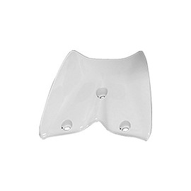 Bike Parts Center Remote Control JOG ZR Evolution Rear Spoiler Upper Cover Blue White Cowl Exterior Painted Yamaha Remote Control Jog ZR Evolution JOG SA16J 308407