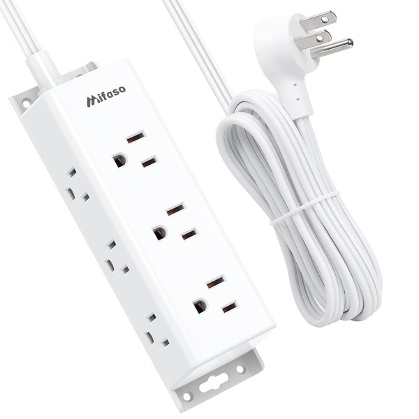 Surge Protector Power Strip - 9 Widely Spaced Multi Outlets,