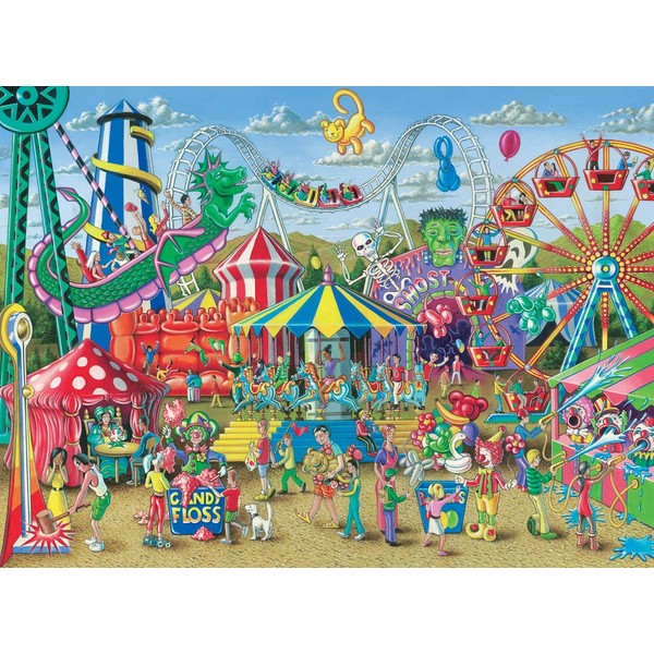 Ravensburger -Fun at The Carnival - 300 Piece Jigsaw Puzzle for Kids – Every Piece is Unique, Pieces Fit Together Perfectly, Model Number: 13231