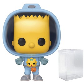 POP The Simpsons: Treehouse of Horror - Bart with Chestburster Maggie Funko Vinyl Figure (Bundled with Compatible Box Protector Case)