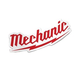 3pcs Mechanic Funny Sticker Decal, 4 inch - for Car, Laptop, Motorcycle or Any Smooth Surface