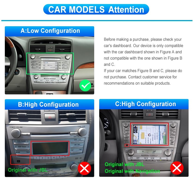 4G+64G Car Radio for Toyota Camry 2006-2011, Rimoody Android Car