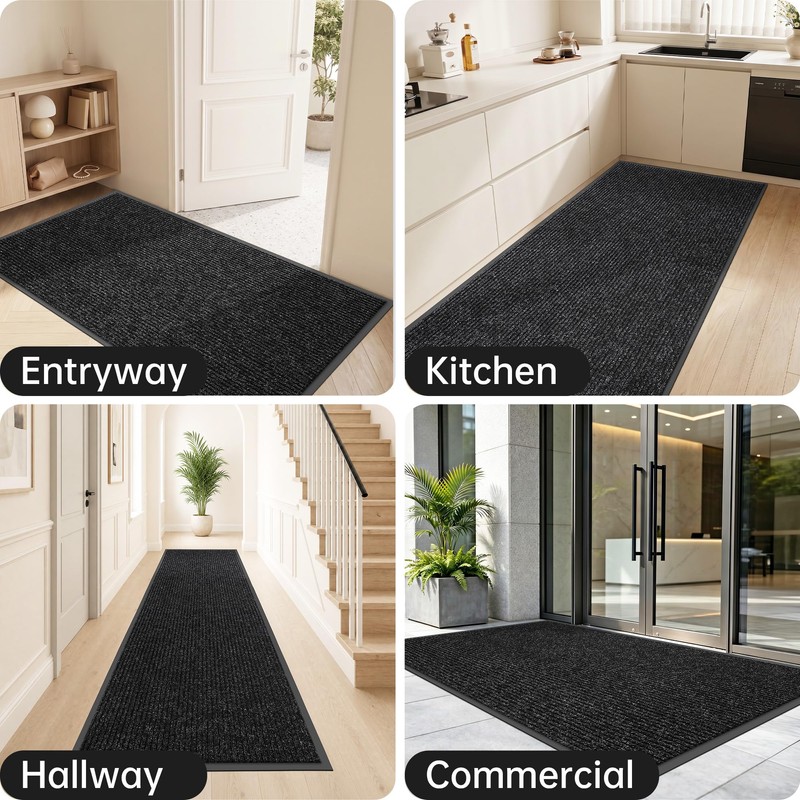 Cybstrax Heavy Duty Commercial Floor Mat 3'x10', Extra Large Waterproof