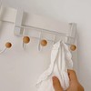 Fdit Back Door Hook Chinese Cherry Iron Horizontal Door Towel