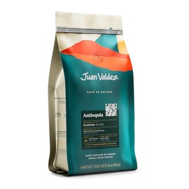 Juan Valdez- Café Antioquia, Balanceado, En Grano de Origen, Notas de Sabor a Piloncillo, Ciruela Roja y Manzana Roja, 454gr