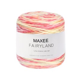 Maxee Gradient Yarn 100 g, 220 Mete Cupcakes Bobbel Yarn for Knitting, Crochet, Multicoloured Gradient Crochet Yarn, Hand Knitting, Crochet, Cotton Knitting Yarn for DIY Scarf, Hat, Sweater and