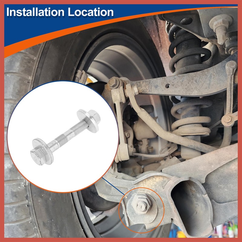 ACROPIX Camber Eccentric Bolt Rear Alignment Bolt for Toyota Highlander