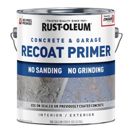 Rust-Oleum 338806 Concrete & Garage Floor Recoat Primer, Gallon, Gray
