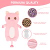 Cute Heating Pad Microwavable Stuffed Animals, Pink Pig 1.4lb Removable