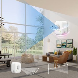 UBIBOT MOTION SENSOR MS1 Wireless Motion Sensor with Free App & Email Alerts, WiFi and Ethernet connection and POE power supply. Supports IFTTT, Alexa (2.4GHz WiFi only)