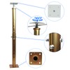OPERMAXER 4 PCS Basement Floor Jack 19"- 36"(1'7"-3’), Adjustable Floor