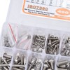 460Pcs Hex Socket Screws Kit 304 Stainless Steel Screw Nuts