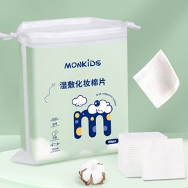 Mengbei Boda Mira Wet Pack Toner Cotton Pads - 200 Thin, Elastic, Free-Size 200 Count 10ea