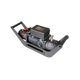 TrailFX Winch Mount 2 Inch Receiver Hitch Fits Winches Up to 12,000 lbs Textured Black Powder Coat Includes Hitch Pin and Clip Heavy-Duty Steel TrailFX WA018 Mount