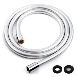 LEEFE PVC Smooth Shower Hose Flexible Anti-Kink Handheld Shower Head Hose with Brass Connections 1.75M / 69 Inch