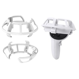 MotuTech Protective Cover for Oculus Quest 2 Bumper 1 Piece Full Protection Quick Release (White)