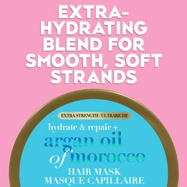 OGX Hydrate & Repair Argan Oil Of Morocco Hair Mask With Extra Strength, 168g