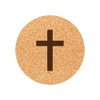 Christian Cross Cork Coaster Set of 6