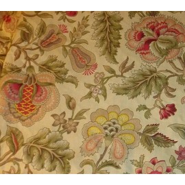 WAVERLY FABRIC ~ IMPERIAL DRESS JACOBEAN FLORAL  UPHOLSTERY CURTAINS by the yard