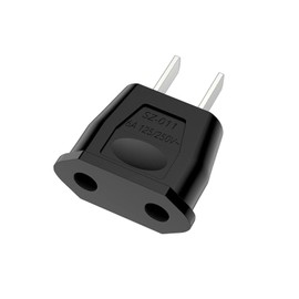 VIEVRE Travel Adapter, Adapter Japan, EU to US Adapter, USA Germany Plug, USA Plug Adapter, Germany to US Plug Adapter, Europe/US/China/Japan/Canada, Universal Adapter, Black