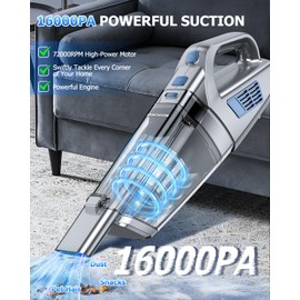 BQYPOWER Handheld Vacuum Cordless Rechargeable, Hand Held Car Vacuum