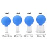 4pcs / box Vacuum Cupping Cups Set Silicone Glass Body
