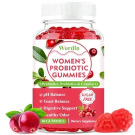 Women Probiotic Gummies for Feminine Health, 60 Count | Supports pH Balance, Vaginal Health, Odor Control & Yeast Balance, Digestive & Immune Support,