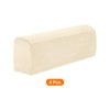 QUARKZMAN Set of 4 Sofa Armrest Covers, Stretch Couch Armrest