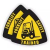 Unbranded/Generic 2pk Forklift Safety Trained Hard Hat Decals Helmet Stickers
