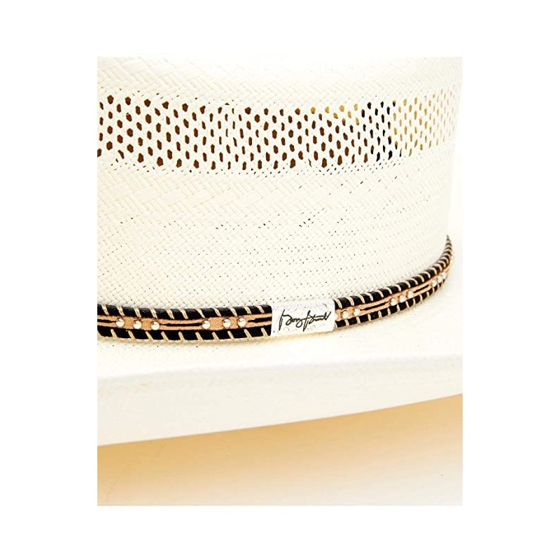 Resistol Saddlebrook Shantung Straw Western Hat in Natural, 7.625