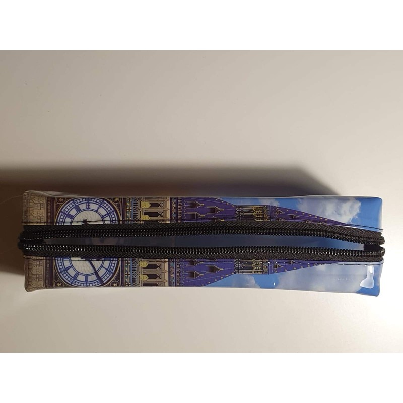 Big Ben Rectangular PVC Pencil Case - Elizabeth Tower British
