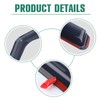 SAOKNCE 4 Pieces in-Channel Extra Durable Rain Guards Fit for