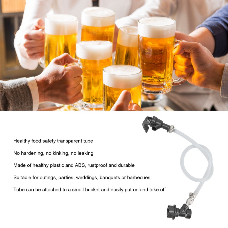 Ball Lock Beer Line Assembly Liquid Line Picnic Tap Ball