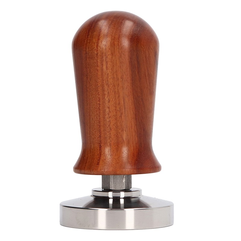 Coffee Tamper Separate Design Stainless Steel Ergonomic Wood Handle Portable