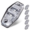 LBRST 6x 2.5 Amber LED Truck Trailer Light Oval Side