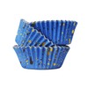 PME Cupcake Cases Foil Lined, Blue & Gold Flecks Pk/30