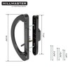 HILLMASTER Patio Sliding Glass Door Handle Replacement Set,Mortise Style Reversible