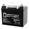 Mighty Max Battery ML35-12 - 12V 35AH Compatible Nut and
