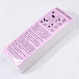 Waxing paper, waxing non-woven fabric, waxing cloth, paper for hair removal, 100 sheets of waxing paper / 왁싱페이퍼 왁싱부직포 왁싱천 종이 제모용 100매 왁싱종이