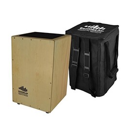 Echoslap Siam Oak Super Snare Cajon - Hand Tested, Siam Oak Body, Maple Frontplate Plus Free Gig Bag
