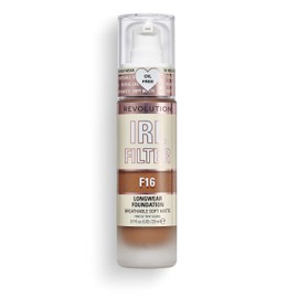 Makeup Revolution, IRL Filter Longwear Foundation, Medium to Full Coverage, F16, 23 ml
