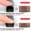 [New Upgrade] 19.7Ft Silicone Door Weather Stripping Door Seal Strip