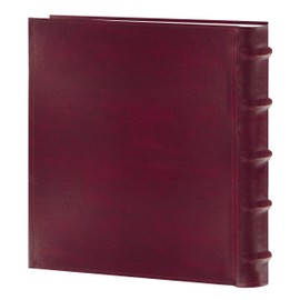 Pioneer Photo Albums 200-Pocket European Bonded Leather Photo Album for 4 by 6-Inch Prints, Burgundy